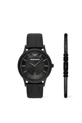 Renato Chronograph Watch & Bracelet Set
